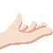 Palm Up Hand- Light Skin Tone emoji on Twitter